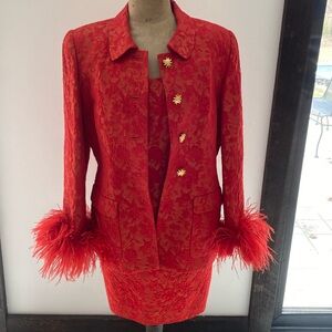 RUCKIE FREEMAN for T.J NITES | VINTAGE 2 PIECE DRESS AND COAT